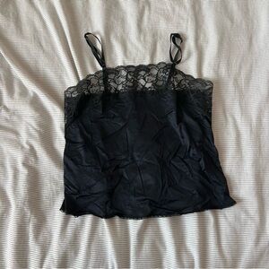 Chic Black Lace vintage Camisole